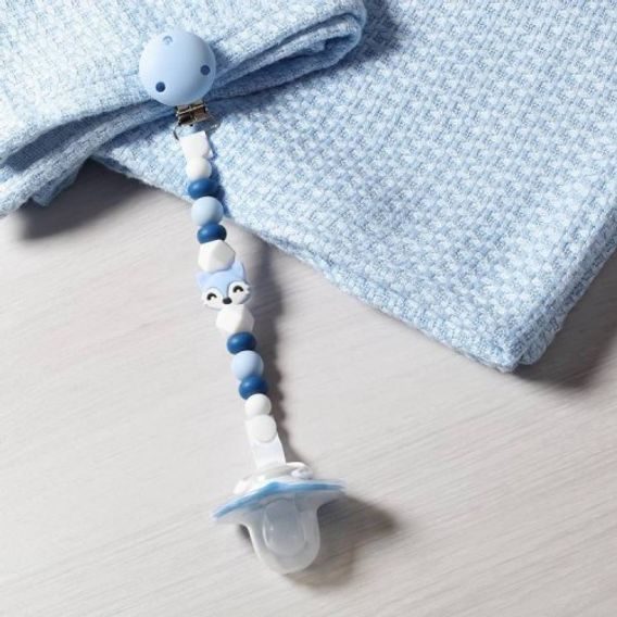 BabyOno Klip na dudlík Natural Nursing MODRÝ