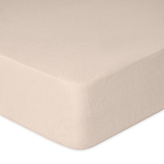 BabyMatex Nepromokavé froté prostěradlo 140x70cm BÉŽOVÉ