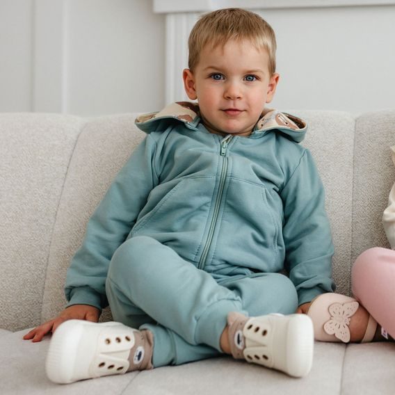 Eevi Souprava mikina + tepláčky Beary Cool ŠALVĚJOVÁ