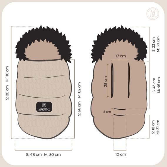 Makaszka Zimní fusak Uni "S" (0-12m) WOODLAND