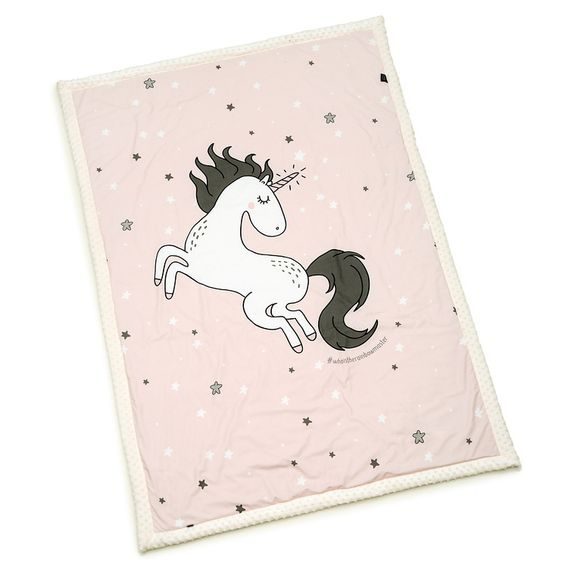 La Millou Deka "XL" (140x200cm) - ONE UNICORN SUGAR BEBE & ECRU