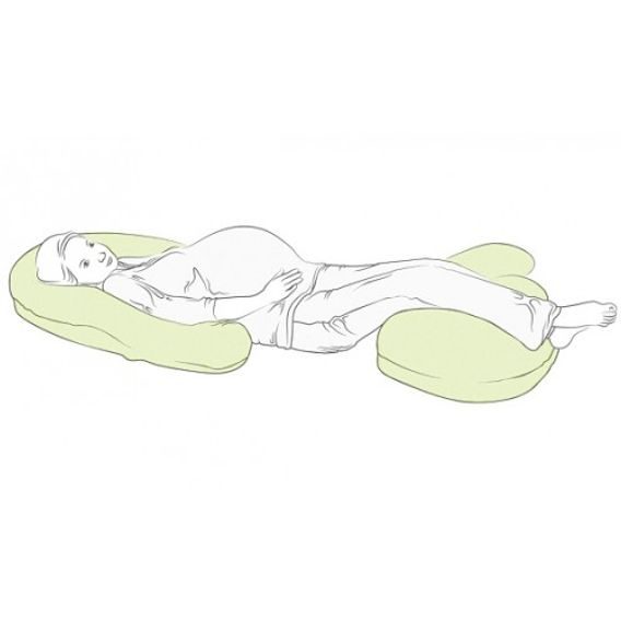 Ceba baby Kojící polštář Cebuška Physio MULTI žerzej BROWN LEAVES