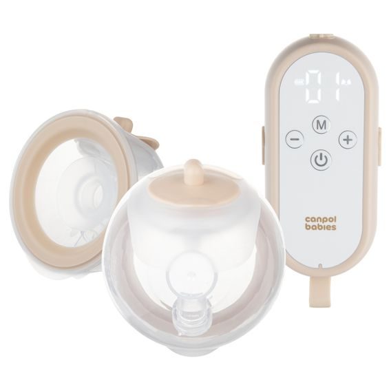 Canpol babies Dvojitá odsávačka mateřského mléka do podprsenky MilkShell