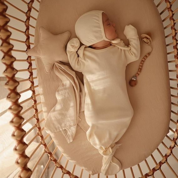 Mushie Klip na dudlík Hera FAUX WOOD