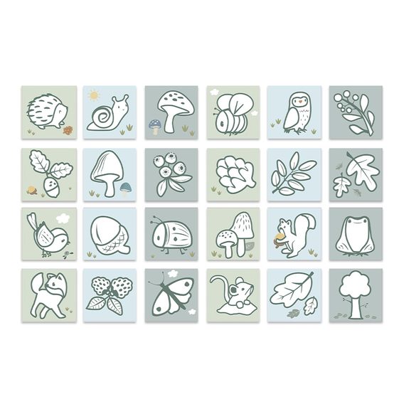 Little Dutch Omalovánky Forest Friends