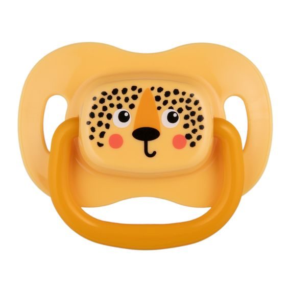 Canpol babies Dudlík 0-6m silikon symetrický 2ks BabiesBoo ORANŽOVÝ