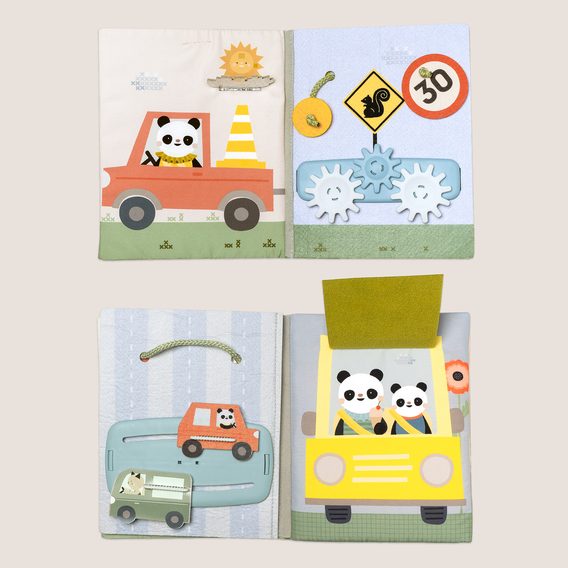 Taf Toys Knížka s aktivitami Tiny Traveler Busy Book