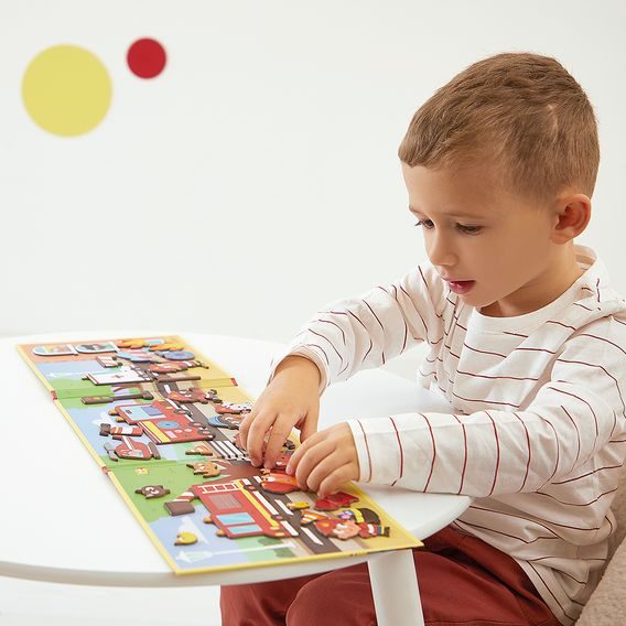 Janod Magnetická kniha Magnetistories HASIČI