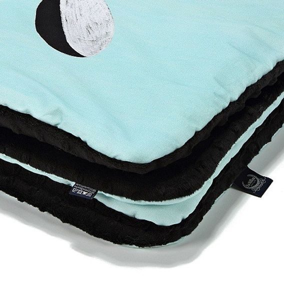 La Millou Luxusní dětská deka s výplní vel.M, FOLLOW ME - BLACK