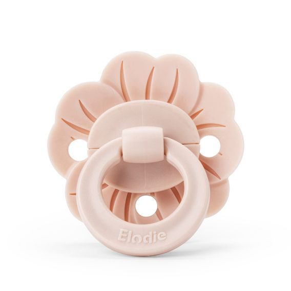 Elodie Details Dudlík Binky Bloom silikon 0-6m Powder Pink
