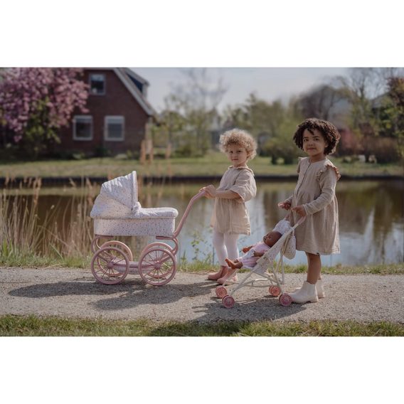 Little Dutch Kočárek pro panenky Soft Flowers