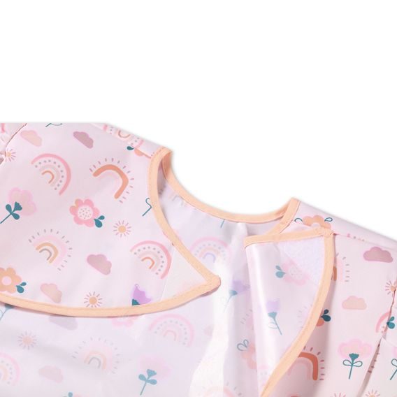 BabyOno Omyvatelný bryndák zástěrka 24m+ DUHA