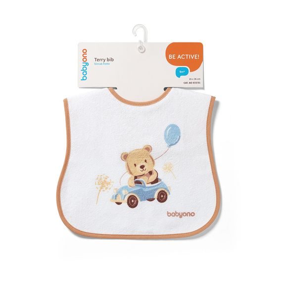 BabyOno Bryndák froté 9m+ BÉŽOVÝ