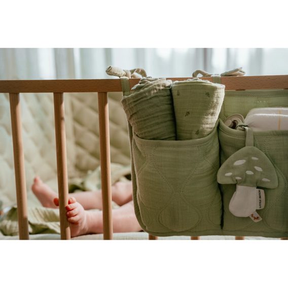 Little Dutch Mušelínový kapsář Pure SAGE