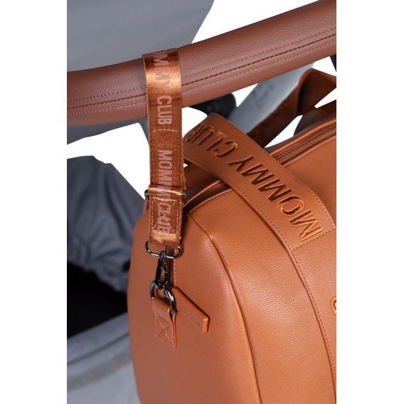 Childhome Přebalovací taška Mommy Club Signature Vegan Leather Brown