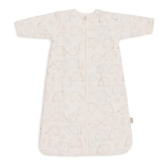 Jollein Spací pytel 2v1 s odepínacími rukávy 6-18m ELEPHANT TALES (90cm)
