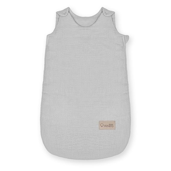 Albero Mio Mušelínový spací pytel 4-12m ŠEDÁ (CC3)