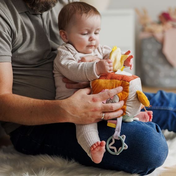 BabyOno Senzorická kostka NATURE