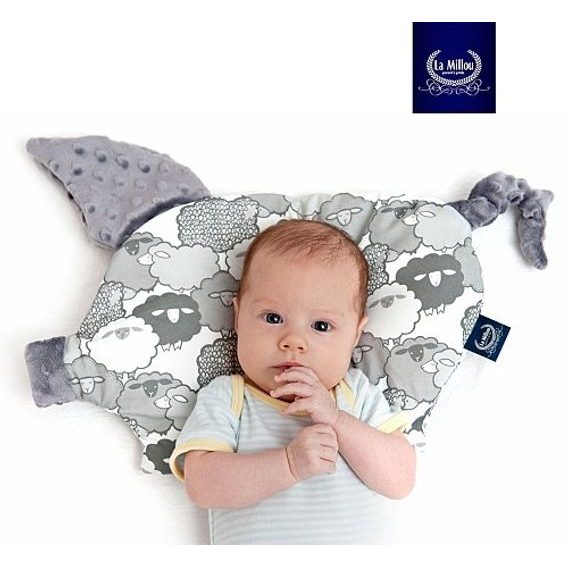 La Millou Luxusní dětský polštářek SLEEPY PIG, BEACH BUDDY - NAVY