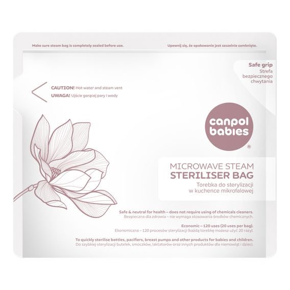 Canpol babies Sterilizační sáčky do mikrovlnné trouby 6 ks