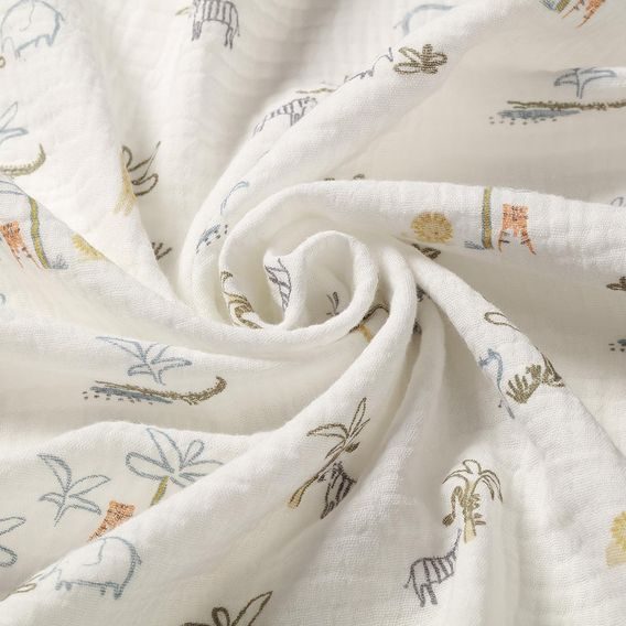 BabyOno Mušelínové pleny 3ks SAFARI