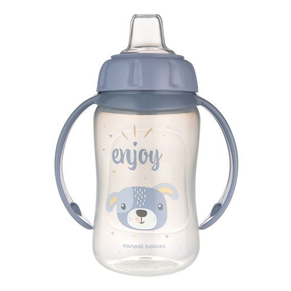 Canpol babies Tréninkový hrníček Cute Animals 320ml (6m+) - PES
