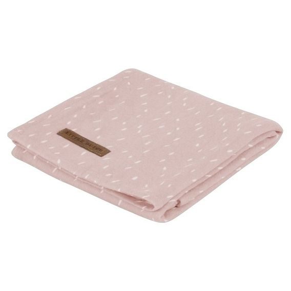 Little Dutch Osuška swaddle (120x120) - SPRINKLES PINK