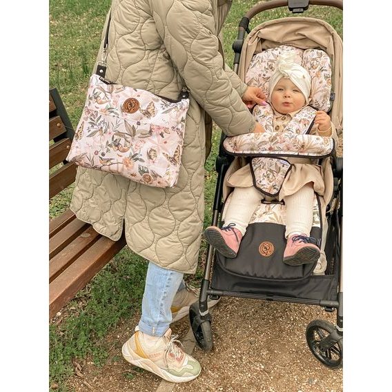 Makaszka Podložka do kočárku Memory Uni RAINBOW MOUNTAIN