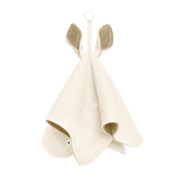 BIBS Kangaroo mazlíček BIO bavlna Ivory/Vanilla