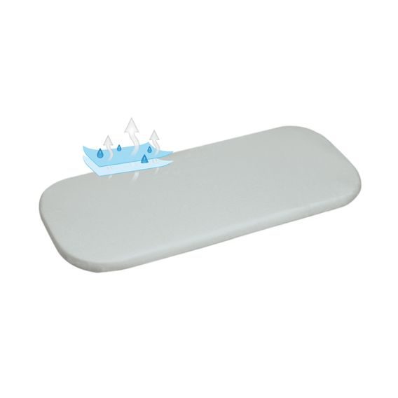 BabyMatex Nepromokavé prostěradlo Jersey 75x35cm ŠEDÁ