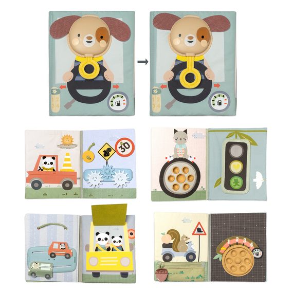 Taf Toys Knížka s aktivitami Tiny Traveler Busy Book