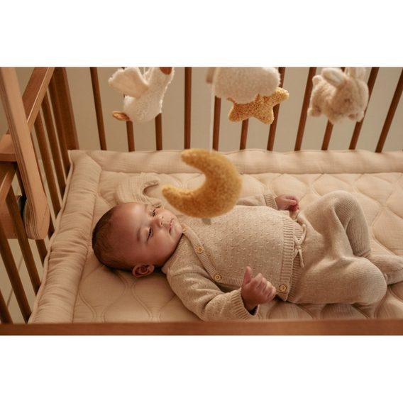 Little Dutch Dřevěný hudební kolotoč Newborn Naturals