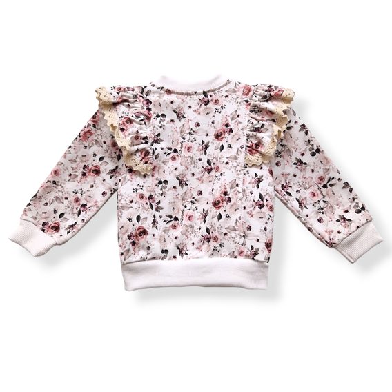 Le Bebe Mikina + sukýnka Vintage růže