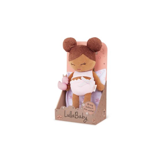 B-Toys Panenka plyšová do vany Lulla Baby Light Brown Hair