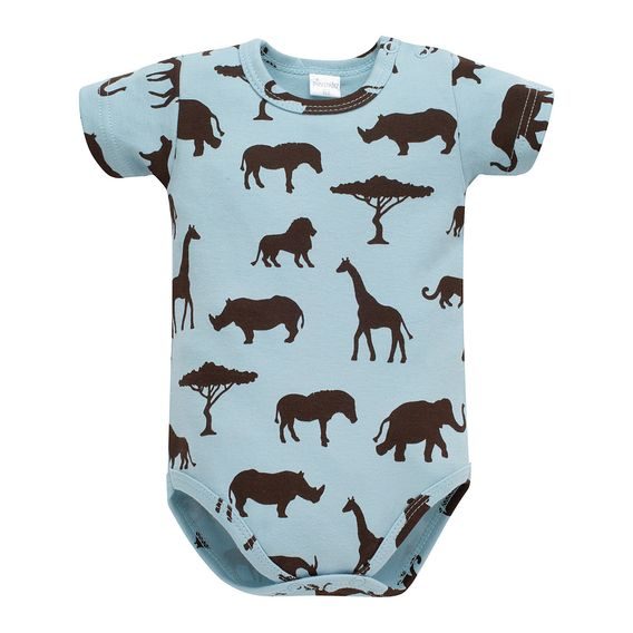 PINOKIO Body krátký rukáv Safari MODRÁ