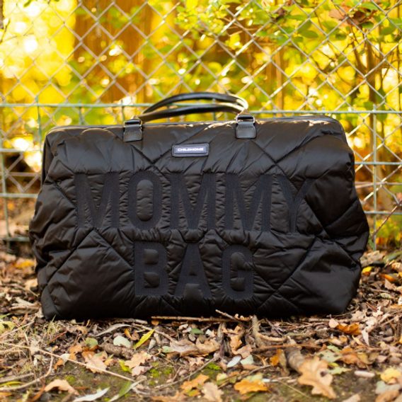 Childhome Přebalovací taška Mommy Bag Puffered Black