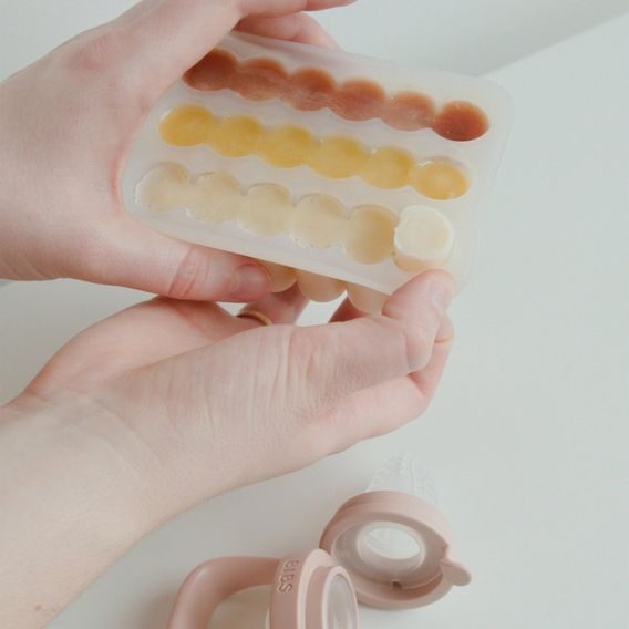 BIBS Silikonová formička na mražení příkrmů IVORY