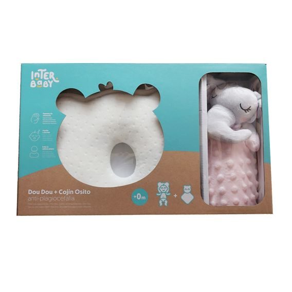 Interbaby Ergonomický polštář + Přítulka Slon RŮŽOVÁ
