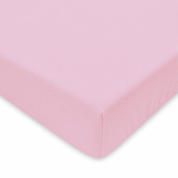 Pro Mrňousky Prostěradlo do postýlky jersey 120x60 cm RŮŽOVÉ
