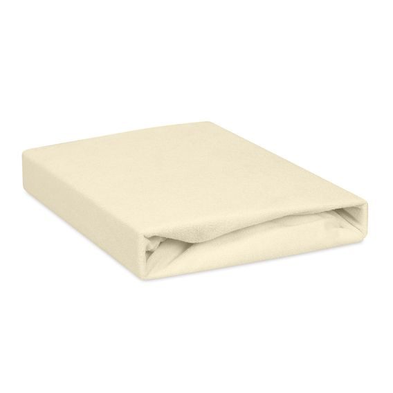 BabyMatex Nepromokavé froté prostěradlo 140x70cm KRÉMOVÉ