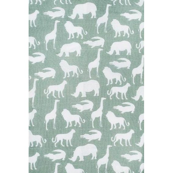 Jollein Pleny 4ks (70x70cm) - SAFARI FOREST GREEN