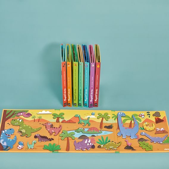 Janod Magnetická kniha Magnetistories DINOSAUŘI