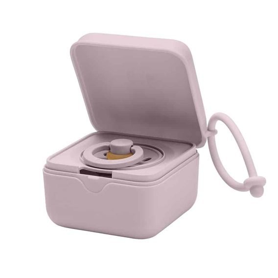 Bibs Krabička na dudlík DUSKY LILAC