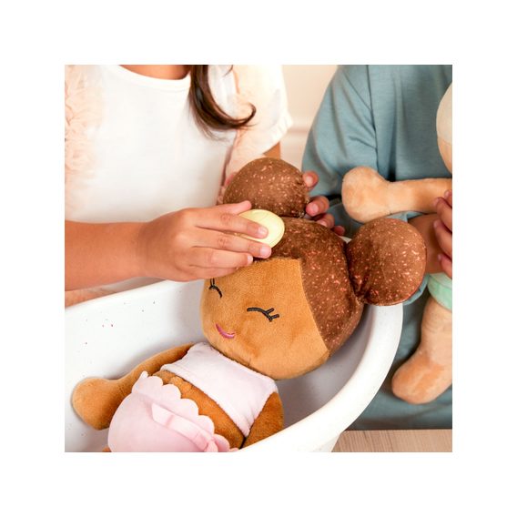 B-Toys Panenka plyšová do vany Lulla Baby Light Brown Hair