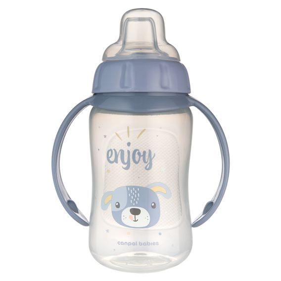 Canpol babies Tréninkový hrníček Cute Animals 320ml (6m+) - PES