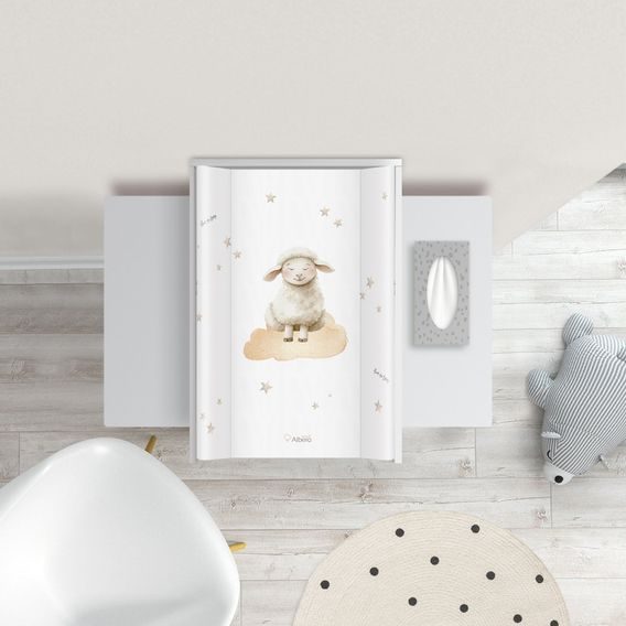 Albero Mio Přebalovací podložka měkká profilovaná 70x47 (447) SLEEPING SHEEP