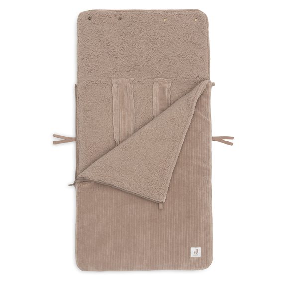 Jollein Fusak do autosedačky Cloudy Rib MILKY COFFEE