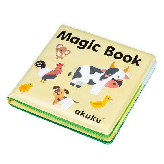 Akuku Kouzelná knížka do vody Magic Book FARMA