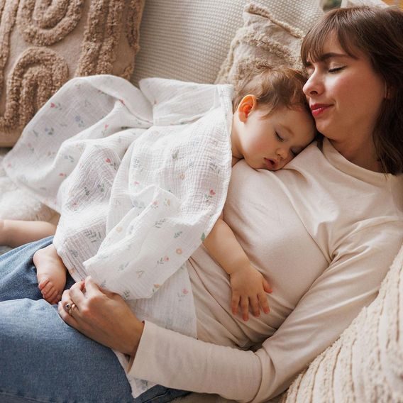 BabyOno Mušelínové pleny 3ks KYTIČKY