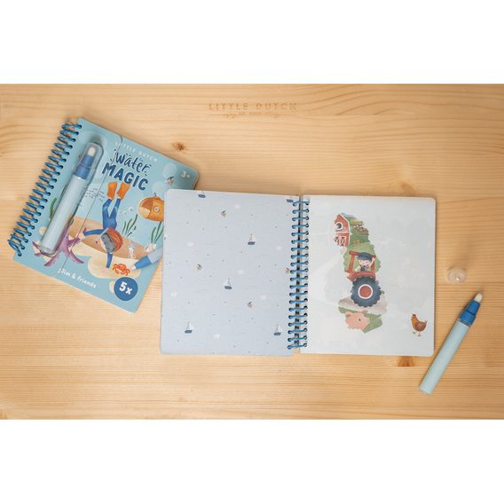 Little Dutch Kniha kouzlení s vodou Jim & Friends